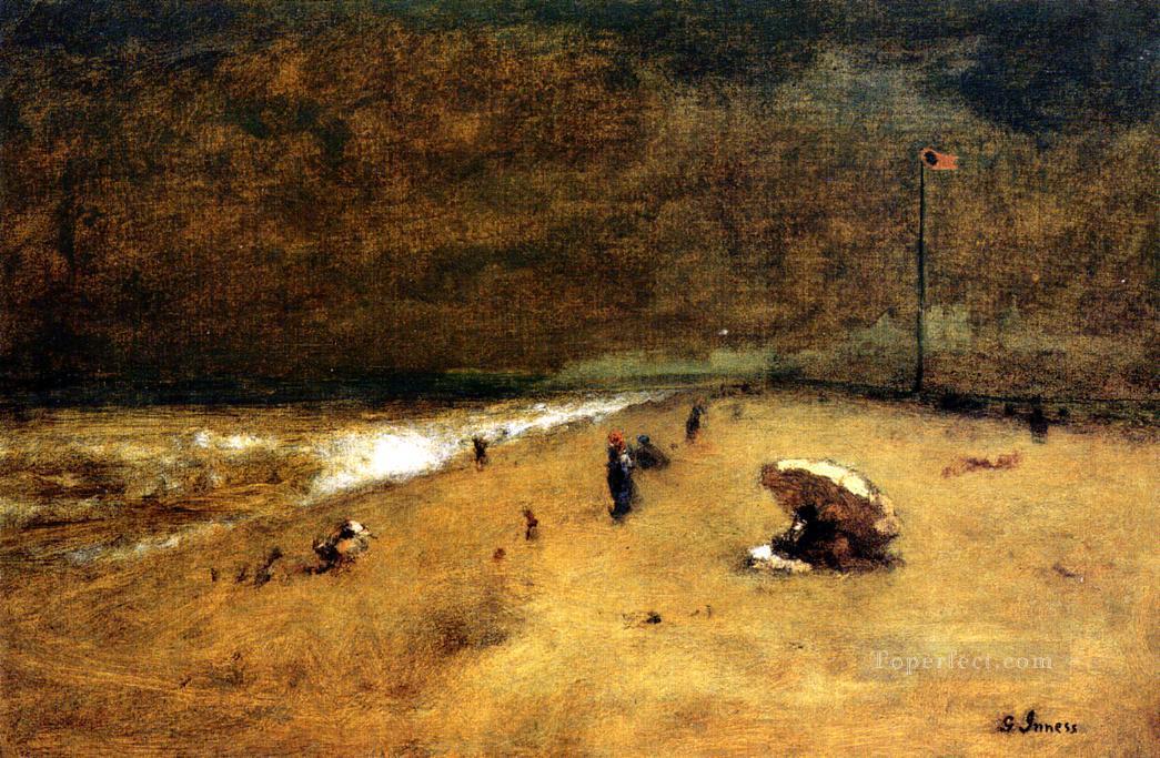 Along the Jersey Shore landscape Tonalist George Inness Oil Paintings